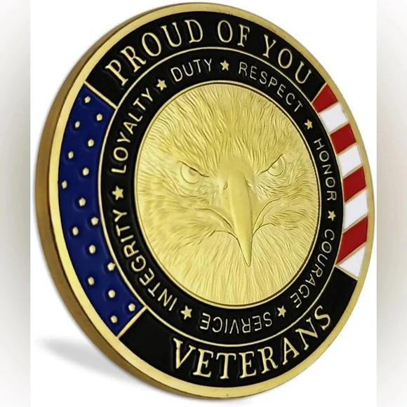 NWT Salute to your Service Military Challenge Coin for Veterans - Picture 5 of 7